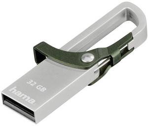 Conrad Hama FlashPen Hook-Style USB-stick 32 GB USB 2.0 Groen 123921 aanbieding