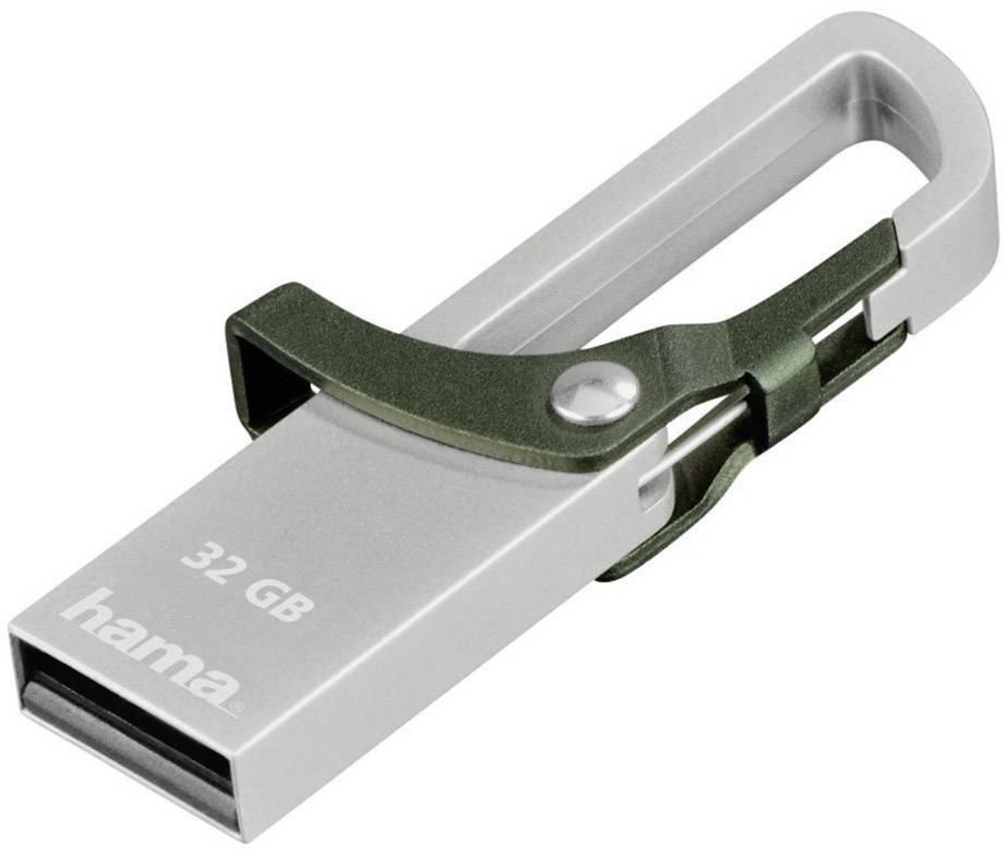 HAMA FlashPen Hook-Style USB2.0 32GB grün