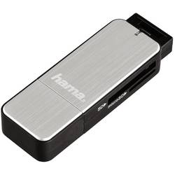 Image of Hama 123900 Externer Speicherkartenleser USB 3.2 Gen 1 (USB 3.0) Silber