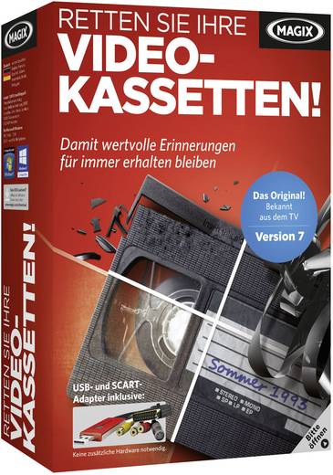 Magix Retten Sie Ihre Videokassetten 7 Vollversion, 1 ...