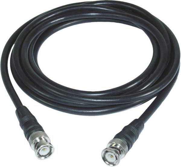 ABUS TVAC40020 Video Verlängerungskabel [1x BNC-Stecker - 1x BNC-Stecker] 3.00 m Schwarz