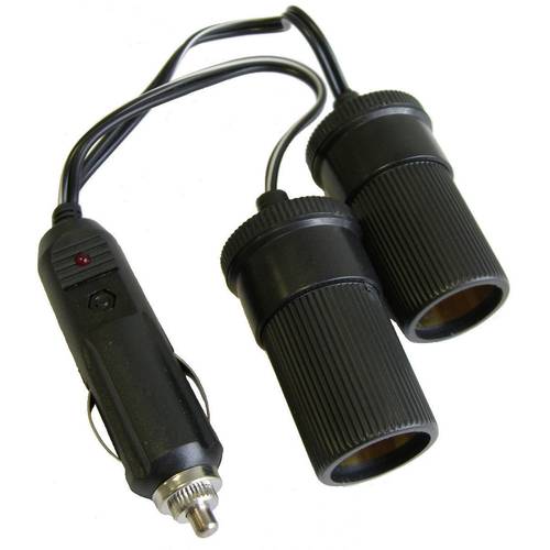 HP Autozubehör 2fach Verteiler Belastbarkeit Strom max.=10 A Passend für (Details) 12 V Zigarettenanzünder Verteiler 12 ...