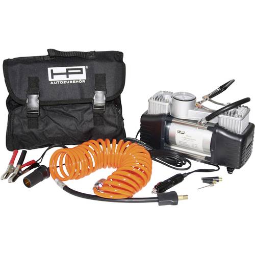 Thumbnail - HP Autozubehör 21262 Kompressor 2 Zylinder Hochleistungs-Kompressor 7 bar 2 Zylinder, Analoges Manometer, Aufbewahrungs-...