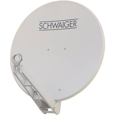 Schwaiger SPI075 SAT Antenne 75 cm Reflektormaterial: Aluminium Hellgrau