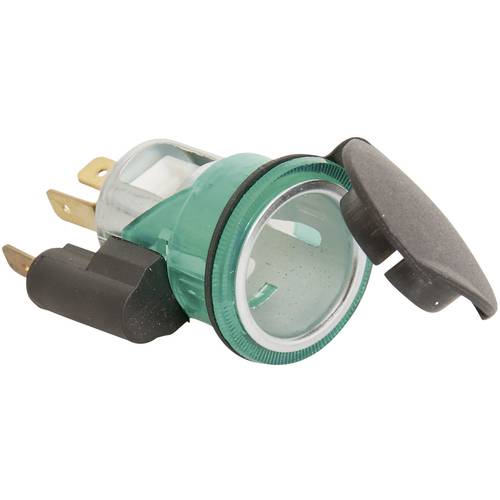 Thumbnail - HP Autozubehör Einbau-Steckdose mit Deckel Belastbarkeit Strom max.=16 A Passend für (Details) Norm- und Universalstecke...