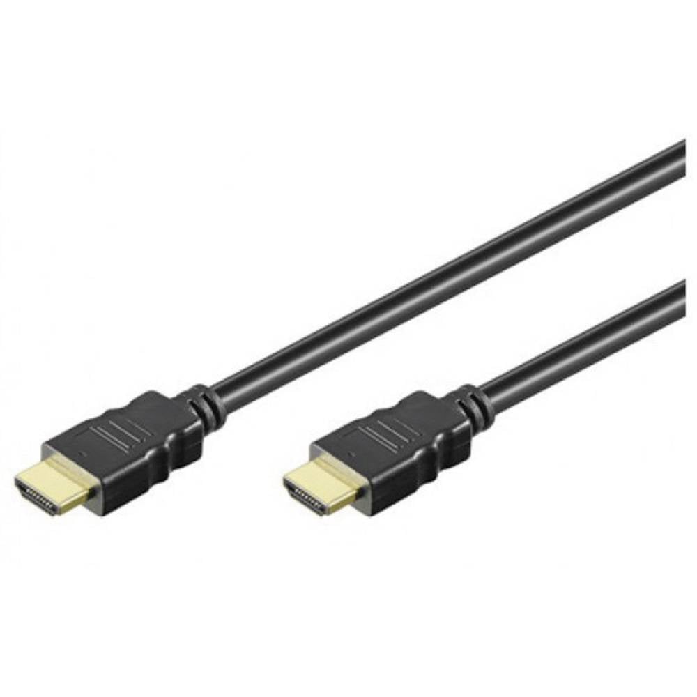 Manhattan HDMI Aansluitkabel [1x HDMI-stekker 1x HDMI-stekker] 2 m Zwart