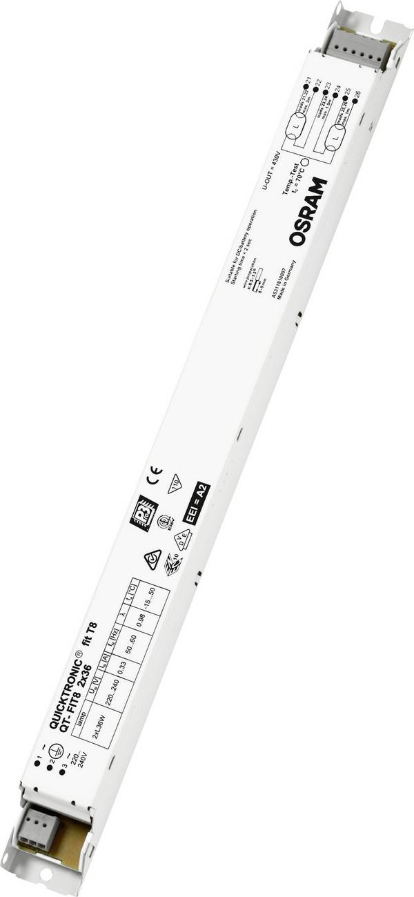 OSRAM HOMELIGHTING Leuchtstofflampen, Kompaktleuchtstofflampe 4008321294241 EVG 36 W (2 x 18 W)