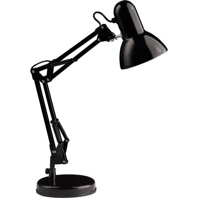 Brilliant Henry Tischlampe  Energiesparlampe, Glühlampe  E27 28 W Schwarz