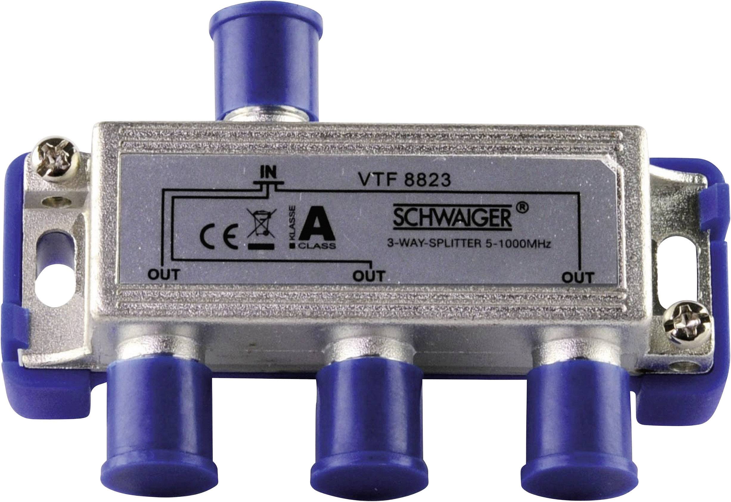 Schwaiger Verteiler 3-fach 7 dB High-End