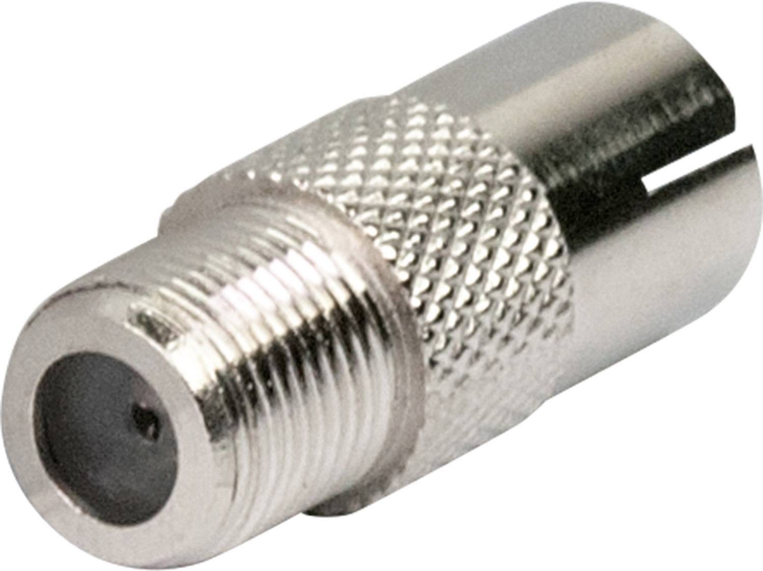 Schwaiger Adapter F-Kupplung / Koax-Kupplung Silber