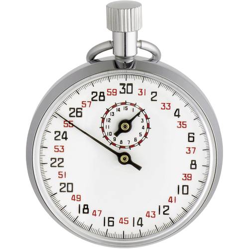 TFA Dostmann 38.1021 Stoppuhr analog Silber