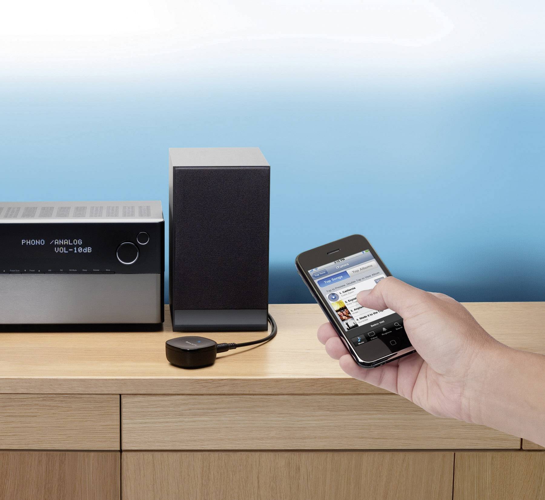 Belkin F8Z492cw Bluetooth® Musik-Empfänger Bluetooth Version: 2.0 +EDR, A2DP 10 m-7