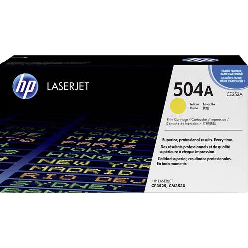 HP Toner 504A Original Gelb 7000 Seiten CE252A