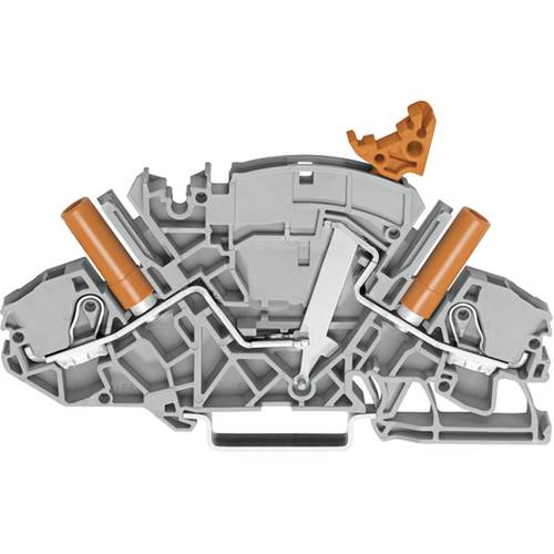 WAGO 2007-8821 Trennklemme 8 mm Zugfeder Belegung: L Grau 1 St.