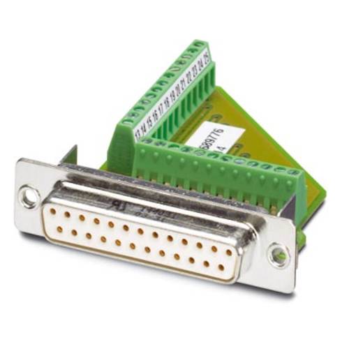 Phoenix Contact VS-25-BU-DSUB/25-MPT-0,5 1689776 D-SUB Buchsenleiste 180 ° Polzahl: 25 Schrauben 10 St.