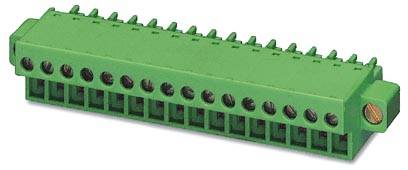 Phoenix Contact 1851038 Female behuizing (kabel) FRONT-MC Totaal aantal polen: 20 Rastermaat: 3.81 mm Inhoud: 50 stuk(s)