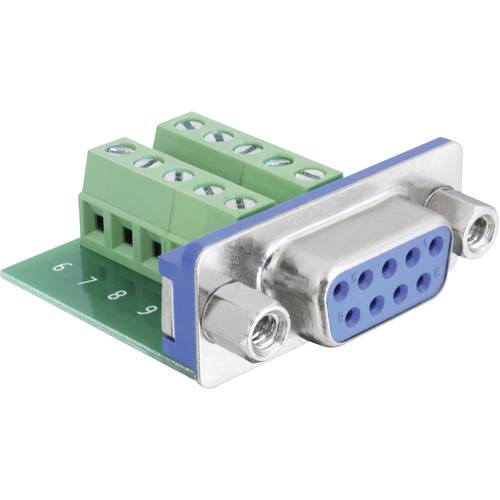 Thumbnail - Delock Adapter 65268 D-SUB Buchsenleiste 180 ° Polzahl: 9, 10 1 St.