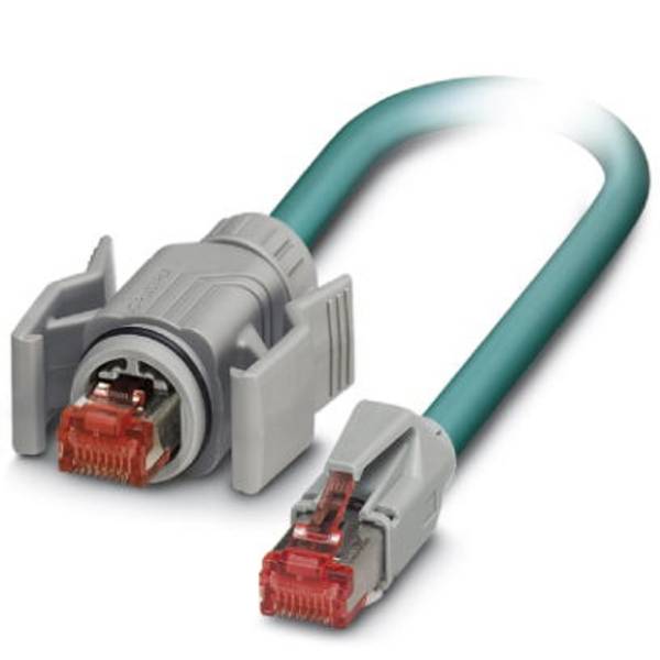Phoenix Contact 1407932 RJ45 Patchkabel CAT 6a S/FTP 5.00 m Blau  1 St.