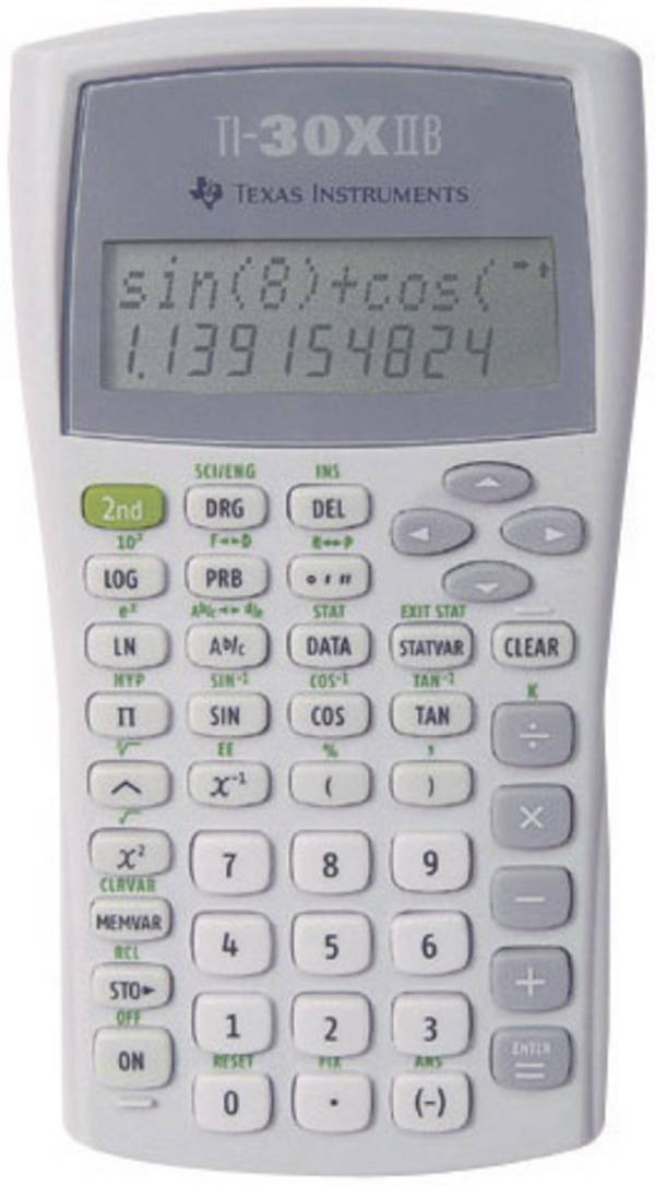 Texas Instruments TI-30 X IIB  Schulrechner Silber Display (Stellen): 11 batteriebetrieben (B x H x T) 82 x 19 x 155 mm