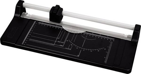 hama 00008206 Papierschneidemaschine "Easy Cut R 320", bis DIN A4, Schwarz