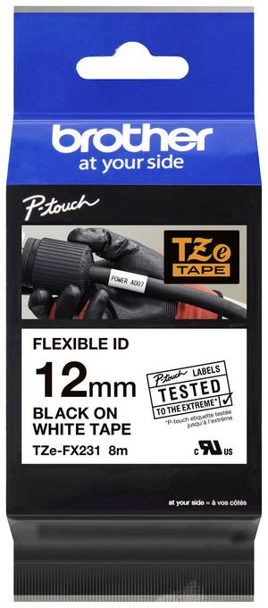 original vhbw® Schriftband Tape 12mm S-WS für BROTHER P-Touch 1290VP