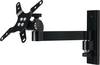 SpeaKa Professional Monitor-Wandhalterung SP-6456756 1 Display(s) 33,0 cm (13") - 76,2 cm (30") Schwarz Neigbar, Schwenkbar, Ausziehbar