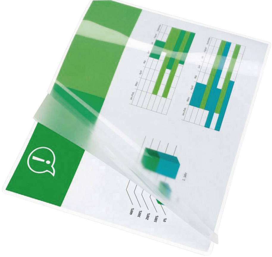 GBC Document Laminating Pouch - Taschen für Laminierung - 80 Mikron - 100 x glänzend - 216 x 303 mm