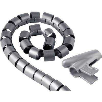 Hama Kabel-Bündelschlauch Kunststoff Silber flexibel (Ø x L) 2 cm x 250 cm 1 St.  00020600