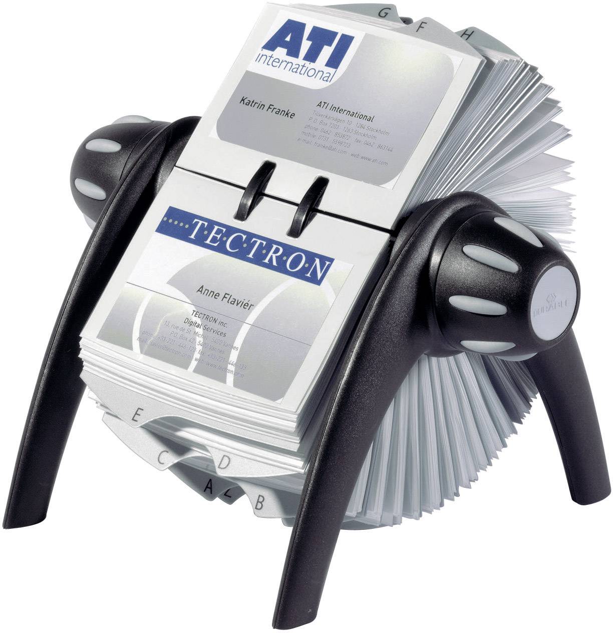 Rollkartei VISIFIX FLIP Kunststoff schwarz-1