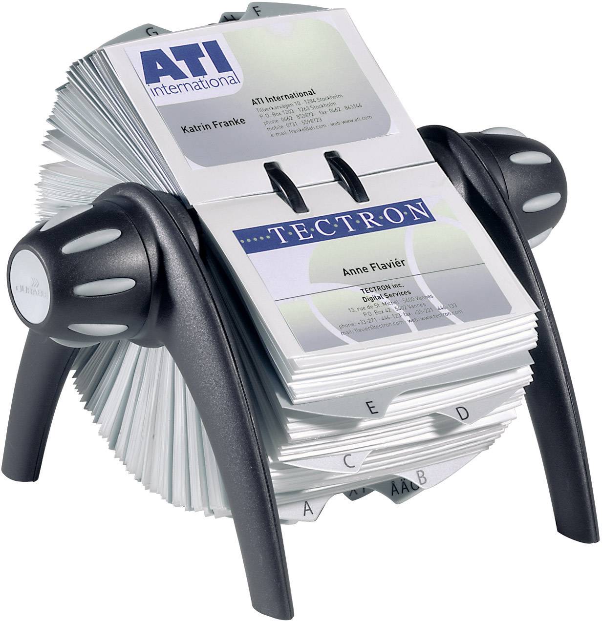 Rollkartei VISIFIX FLIP Kunststoff schwarz-0