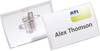Durable 821119 Namensschild CLICK FOLD 40x75mm - 8211 (B x H) 40 mm x 75 mm Kombiklemme 25 St.