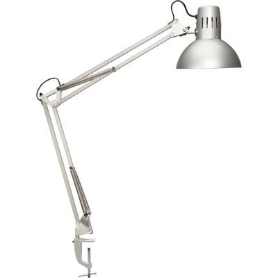 Maul MAULstudy 8230595 Klemmleuchte Energiesparlampe E27  60 W Silber