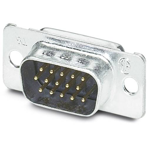 Phoenix Contact VS-09-ST-DSUB-HD-EG 1655111 D-SUB Stiftleiste 180 ° Polzahl: 15 Lötkelch 10 St.