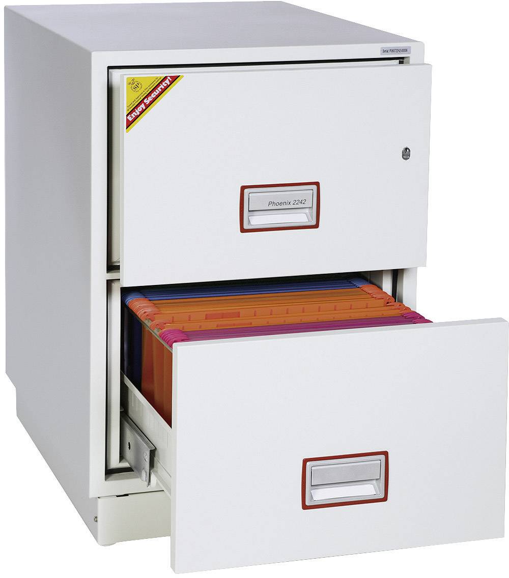 Tresor Vertical Fire File Schlüssel 2Auszüge-0