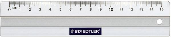 STAEDTLER Metall-Lineal, aus Aluminium, 150 mm (5653962)