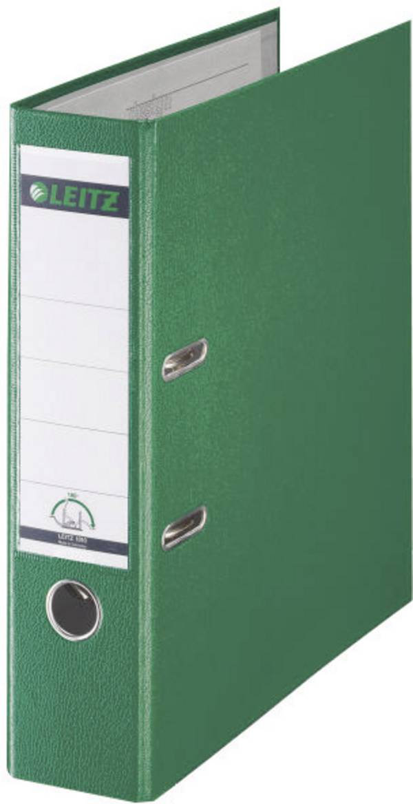 Leitz Ordner 1010 DIN A4 Rückenbreite: 80 mm Grün 2 Bügel 10105055