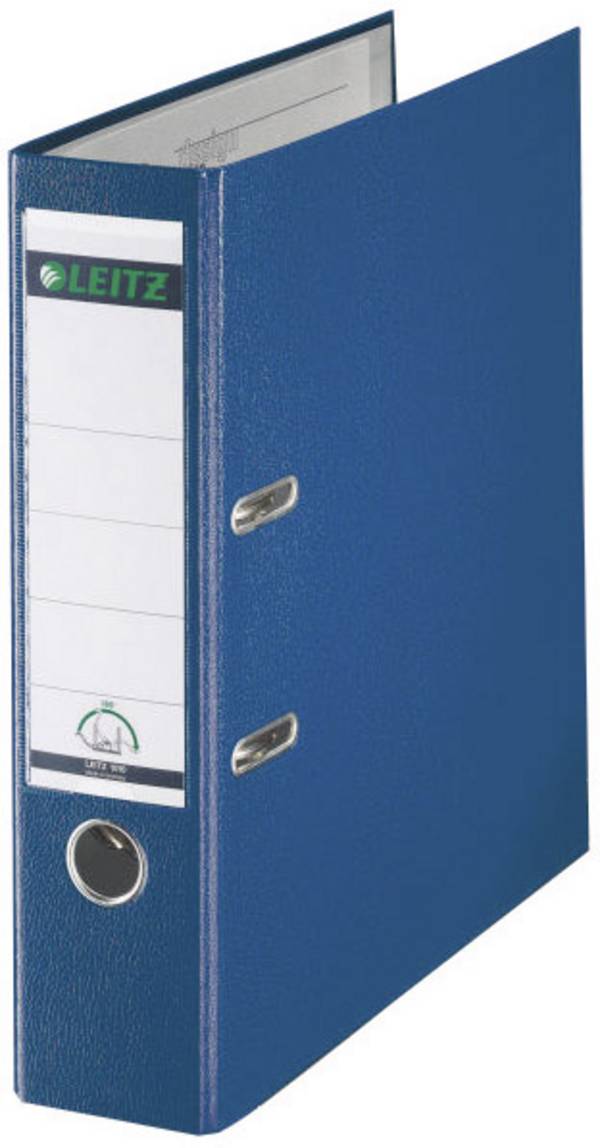 Leitz Ordner 1010 DIN A4 Rückenbreite: 80 mm Blau 2 Bügel 10105035