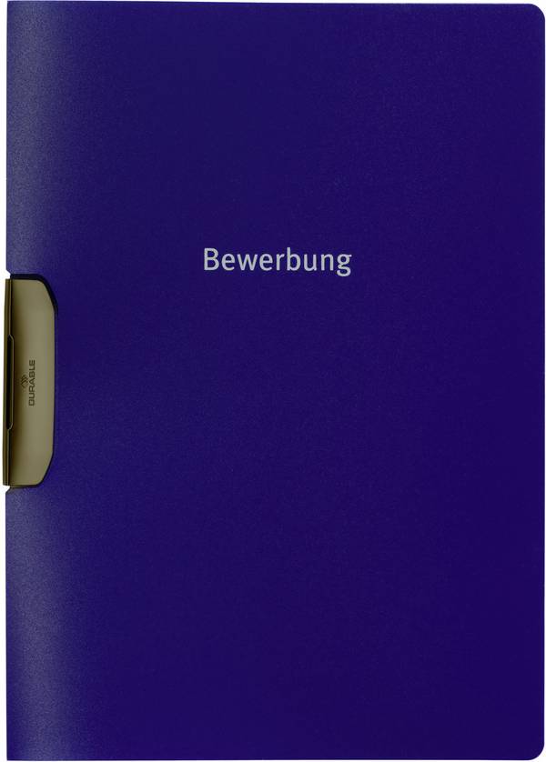 Bewerbungsmappe DURASWING JOB A4 30Bl. d.blau