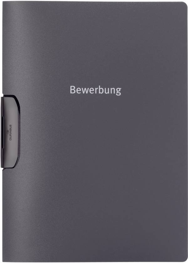 Bewerbungsmappe DURASWING JOB A4 30Bl. d.grau