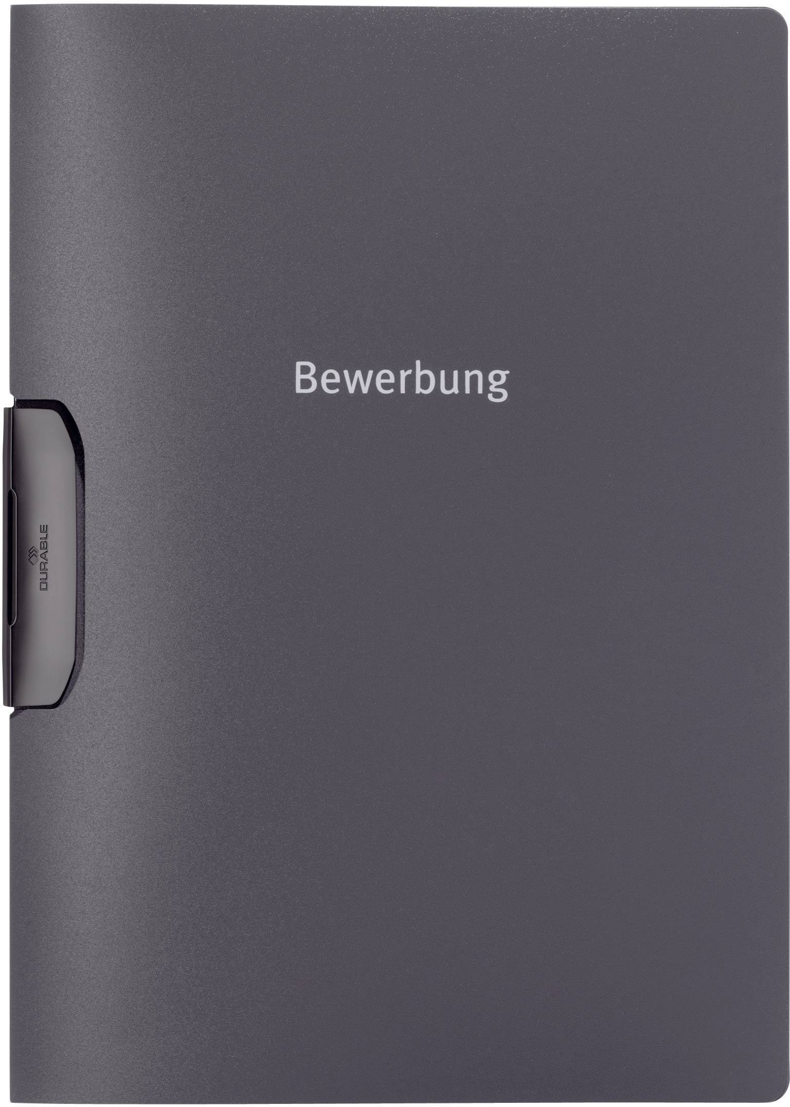 Bewerbungsmappe DURASWING JOB A4 30Bl. d.grau-0