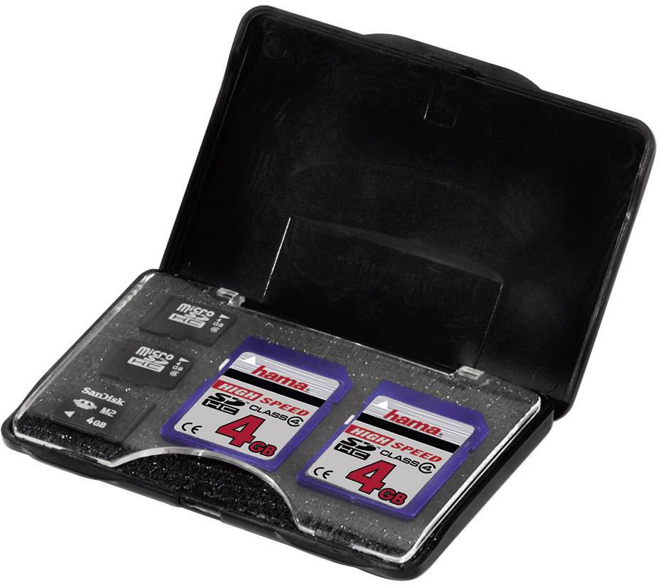 Hama 00095977 Speicherkarten-Tasche CFast-Karte, CF-Karte, microSD