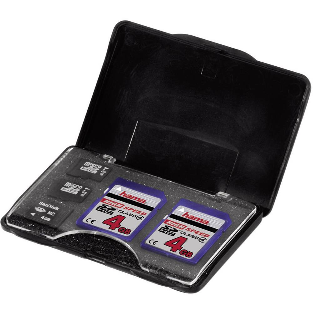 Hama 00095977 Speicherkarten-Tasche CFast-Karte, CF-Karte, microSD