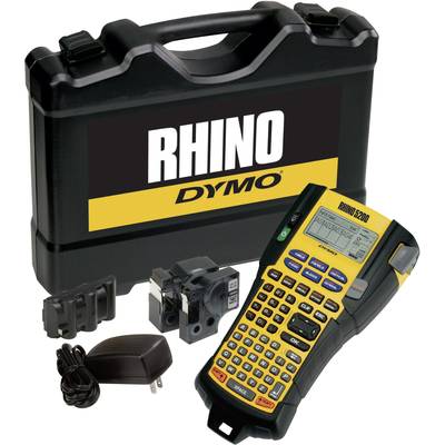 DYMO RHINO 5200 Kit Beschriftungsgerät Geeignet für Schriftband: IND 6 mm, 9 mm, 12 mm, 19 mm