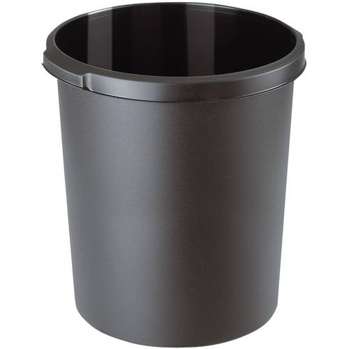 HAN KLASSIK 1834-13 Papierkorb 30 l (Ø x H) 303 mm x 410 mm Schwarz 1 St.