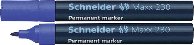 Schneider Permanentmarker Maxx 230 123003 Rundspitze 1-3mm blau