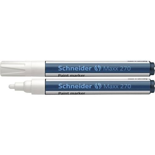 Schneider Schreibgeräte Maxx 270 127049 Lackmarker Weiß 1 mm, 3 mm