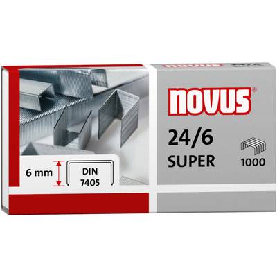 Novus Office 040-0158 Typ (Heftklammern): 24/6 Heftklammer 1000 St. Heftleistung: 30 Bl.