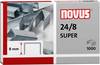 Novus Office 040-0038 Typ (Heftklammern): 24/8 Heftklammer 1000 St. Heftleistung: 50 Bl. (80 g/m²)