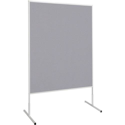 Maul Moderationstafel Maulstandard (B x H) 120 cm x 150 cm Filz Grau beidseitig verwendbar, Pinntafel 6363382