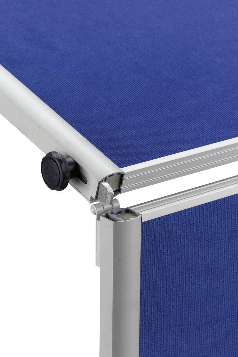 Moderationstafel professionell 150x120cm Textil/Whiteboard-3